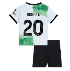 Liverpool Diogo Jota #20 Auswärtstrikot Kinder 2023-24 Kurzarm (+ kurze hosen)