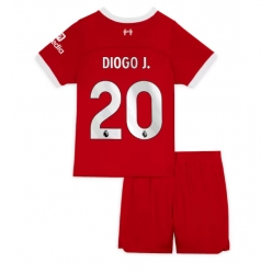 Liverpool Diogo Jota #20 Heimtrikot Kinder 2023-24 Kurzarm (+ kurze hosen)