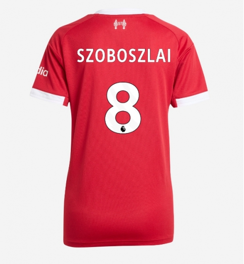 Liverpool Dominik Szoboszlai #8 Heimtrikot Frauen 2025-26 Kurzarm Liverpool Dominik Szoboszlai #8 Heimtrikot Frauen 2025-26 Kurzarm