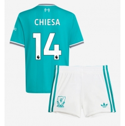 Liverpool Federico Chiesa #14 3rd trikot Kinder 2025-26 Kurzarm (+ kurze hosen)