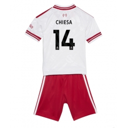 Liverpool Federico Chiesa #14 Auswärtstrikot Kinder 2026-27 Kurzarm (+ kurze hosen)