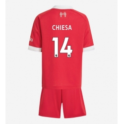Liverpool Federico Chiesa #14 Heimtrikot Kinder 2025-26 Kurzarm (+ kurze hosen)