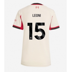Liverpool Giovanni Leoni #15 Auswärtstrikot Frauen 2025-26 Kurzarm