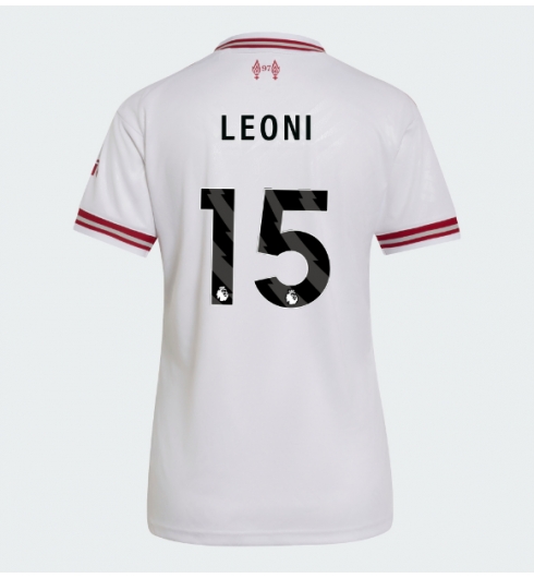 Liverpool Giovanni Leoni #15 Auswärtstrikot Frauen 2026-27 Kurzarm Liverpool Giovanni Leoni #15 Auswärtstrikot Frauen 2026-27 Kurzarm