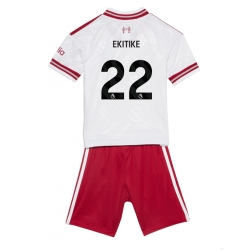Liverpool Hugo Ekitike #22 Auswärtstrikot Kinder 2026-27 Kurzarm (+ kurze hosen)