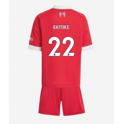 Liverpool Hugo Ekitike #22 Heimtrikot Kinder 2025-26 Kurzarm (+ kurze hosen)