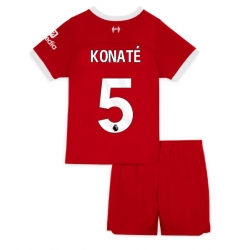 Liverpool Ibrahima Konate #5 Heimtrikot Kinder 2023-24 Kurzarm (+ kurze hosen)