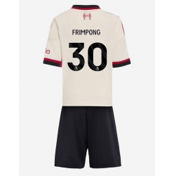 Liverpool Jeremie Frimpong #30 Auswärtstrikot Kinder 2025-26 Kurzarm (+ kurze hosen)