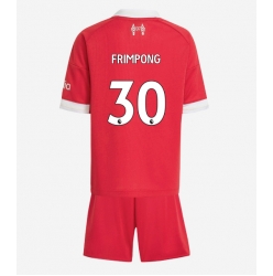 Liverpool Jeremie Frimpong #30 Heimtrikot Kinder 2025-26 Kurzarm (+ kurze hosen)