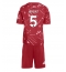 Liverpool Jeremy Jacquet #5 Heimtrikot Kinder 2026-27 Kurzarm (+ kurze hosen)