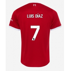 Liverpool Luis Diaz #7 Heimtrikot 2023-24 Kurzarm