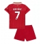Liverpool Luis Diaz #7 Heimtrikot Kinder 2024-25 Kurzarm (+ kurze hosen)