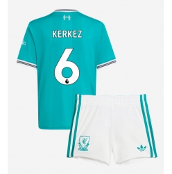 Liverpool Milos Kerkez #6 3rd trikot Kinder 2025-26 Kurzarm (+ kurze hosen)