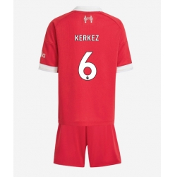 Liverpool Milos Kerkez #6 Heimtrikot Kinder 2025-26 Kurzarm (+ kurze hosen)