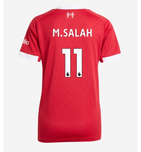 Liverpool Mohamed Salah #11 Heimtrikot Frauen 2025-26 Kurzarm Liverpool Mohamed Salah #11 Heimtrikot Frauen 2025-26 Kurzarm