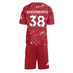 Liverpool Ryan Gravenberch #38 Heimtrikot Kinder 2026-27 Kurzarm (+ kurze hosen)