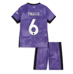 Liverpool Thiago Alcantara #6 3rd trikot Kinder 2023-24 Kurzarm (+ kurze hosen)