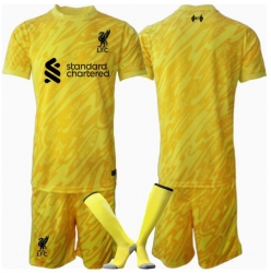 Liverpool Torwart 3rd trikot Kinder 2024-25 Kurzarm (+ kurze hosen)