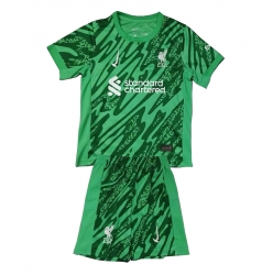 Liverpool Torwart Auswärtstrikot Kinder 2024-25 Kurzarm (+ kurze hosen)
