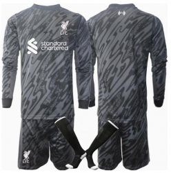 Liverpool Torwart Heimtrikot Kinder 2024-25 Langarm (+ kurze hosen)
