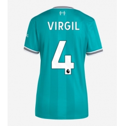 Liverpool Virgil van Dijk #4 3rd trikot Frauen 2025-26 Kurzarm