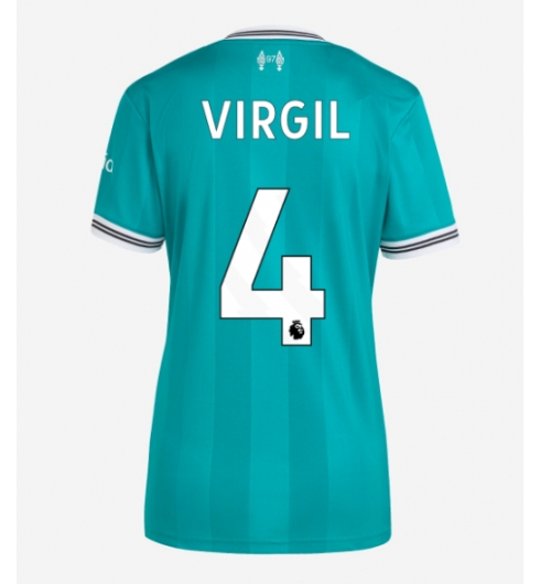Liverpool Virgil van Dijk #4 3rd trikot Frauen 2025-26 Kurzarm Liverpool Virgil van Dijk #4 3rd trikot Frauen 2025-26 Kurzarm