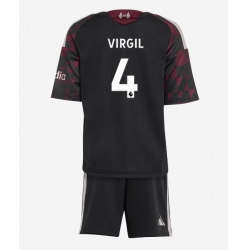 Liverpool Virgil van Dijk #4 3rd trikot Kinder 2026-27 Kurzarm (+ kurze hosen)