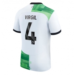 Liverpool Virgil van Dijk #4 Auswärtstrikot 2023-24 Kurzarm