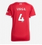 Liverpool Virgil van Dijk #4 Heimtrikot Frauen 2025-26 Kurzarm Liverpool Virgil van Dijk #4 Heimtrikot Frauen 2025-26 Kurzarm