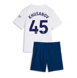 Manchester City Abdukodir Khusanov #45 3rd trikot Kinder 2026-27 Kurzarm (+ kurze hosen)