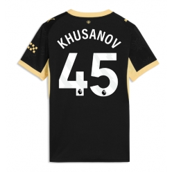 Manchester City Abdukodir Khusanov #45 Auswärtstrikot Frauen 2026-27 Kurzarm
