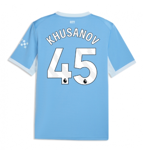 Manchester City Abdukodir Khusanov #45 Heimtrikot 2026-27 Kurzarm Manchester City Abdukodir Khusanov #45 Heimtrikot 2026-27 Kurzarm