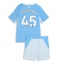 Manchester City Abdukodir Khusanov #45 Heimtrikot Kinder 2026-27 Kurzarm (+ kurze hosen)