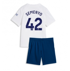 Manchester City Antoine Semenyo #42 3rd trikot Kinder 2026-27 Kurzarm (+ kurze hosen)