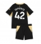 Manchester City Antoine Semenyo #42 Auswärtstrikot Kinder 2026-27 Kurzarm (+ kurze hosen)