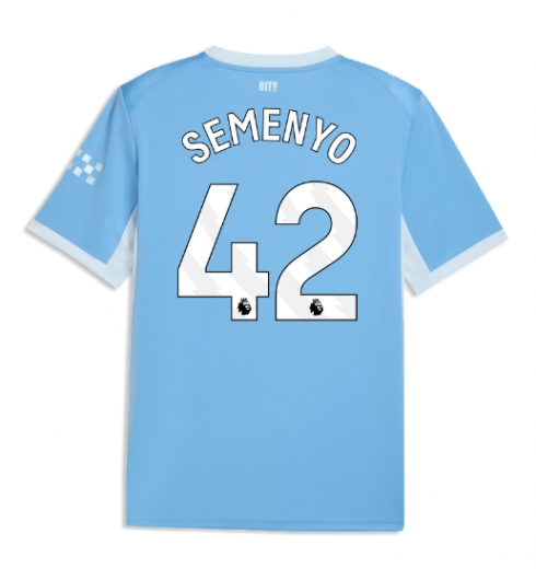 Manchester City Antoine Semenyo #42 Heimtrikot 2026-27 Kurzarm Manchester City Antoine Semenyo #42 Heimtrikot 2026-27 Kurzarm
