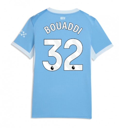 Manchester City Ayyoub Bouaddi #32 Heimtrikot Frauen 2026-27 Kurzarm Manchester City Ayyoub Bouaddi #32 Heimtrikot Frauen 2026-27 Kurzarm