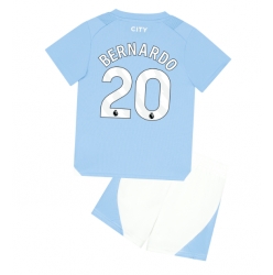 Manchester City Bernardo Silva #20 Heimtrikot Kinder 2023-24 Kurzarm (+ kurze hosen)