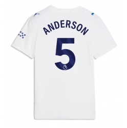 Manchester City Elliot Anderson #5 3rd trikot Frauen 2026-27 Kurzarm
