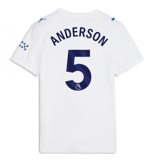 Manchester City Elliot Anderson #5 3rd trikot Frauen 2026-27 Kurzarm Manchester City Elliot Anderson #5 3rd trikot Frauen 2026-27 Kurzarm