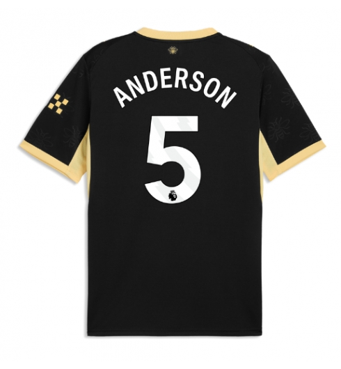 Manchester City Elliot Anderson #5 Auswärtstrikot 2026-27 Kurzarm Manchester City Elliot Anderson #5 Auswärtstrikot 2026-27 Kurzarm