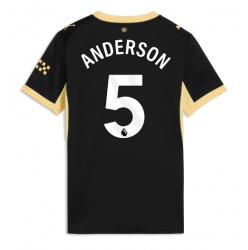 Manchester City Elliot Anderson #5 Auswärtstrikot Frauen 2026-27 Kurzarm