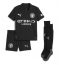 Manchester City Erling Haaland #9 Auswärtstrikot Kinder 2025-26 Kurzarm (+ kurze hosen)
