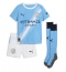 Manchester City Erling Haaland #9 Heimtrikot Kinder 2025-26 Kurzarm (+ kurze hosen)