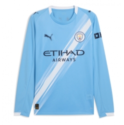 Manchester City Heimtrikot 2025-26 Langarm