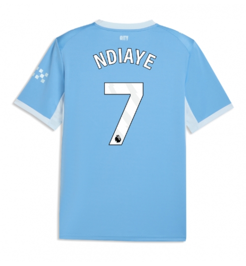 Manchester City Iliman Ndiaye #7 Heimtrikot 2026-27 Kurzarm Manchester City Iliman Ndiaye #7 Heimtrikot 2026-27 Kurzarm