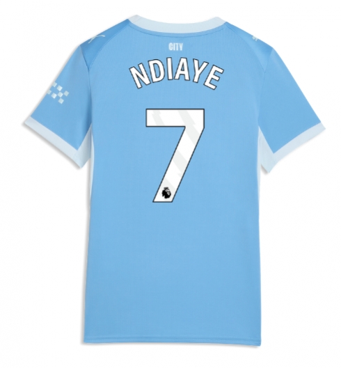 Manchester City Iliman Ndiaye #7 Heimtrikot Frauen 2026-27 Kurzarm Manchester City Iliman Ndiaye #7 Heimtrikot Frauen 2026-27 Kurzarm