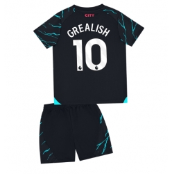Manchester City Jack Grealish #10 3rd trikot Kinder 2023-24 Kurzarm (+ kurze hosen)