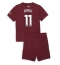 Manchester City Jeremy Doku #11 3rd trikot Kinder 2024-25 Kurzarm (+ kurze hosen)