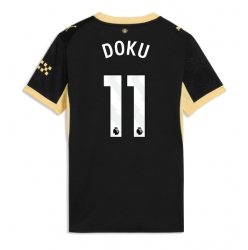 Manchester City Jeremy Doku #11 Auswärtstrikot Frauen 2026-27 Kurzarm